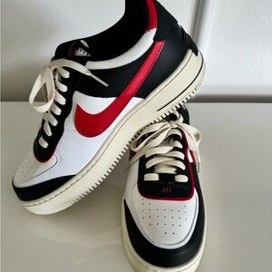 Nike Air Force 1 Shoes White, red and black  Men’s Sz 11
